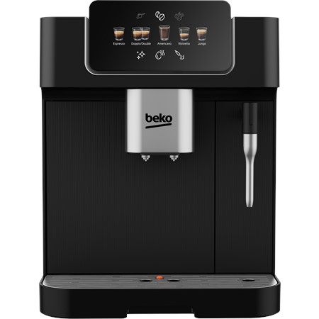 CaffeExperto Bean To Cup Coffee Machine with Steam Wand CEG7302B Black